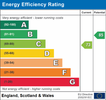 EPC Graph for Newton Road, Tibshelf, DE55