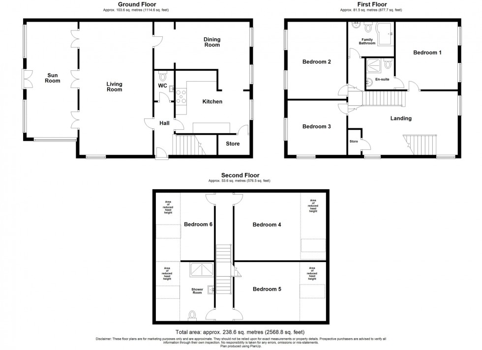 Floorplan for Church Street, Riddings, DE55