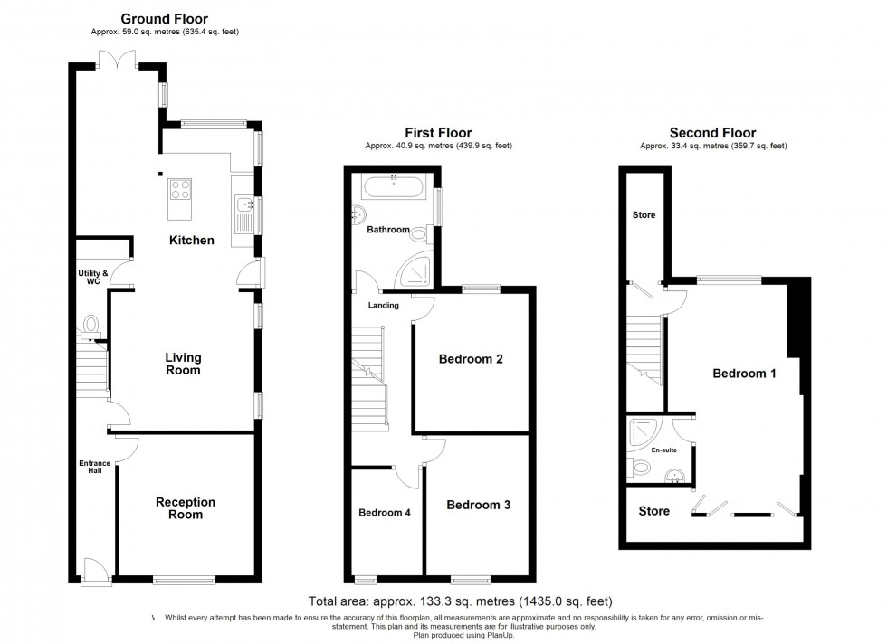 Floorplan for Park Street, Alfreton, DE55