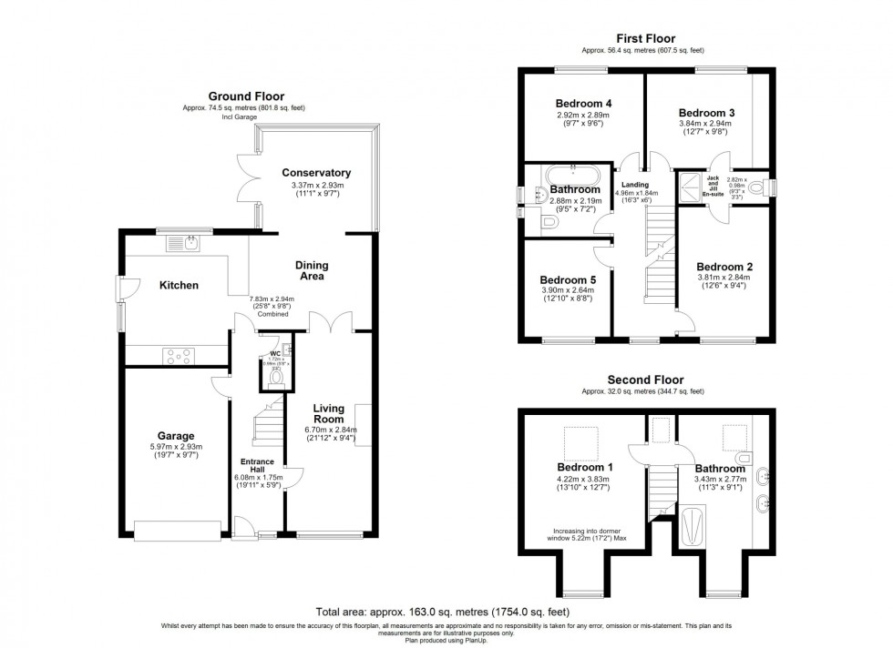 Floorplan for New Street, Swanwick, DE55