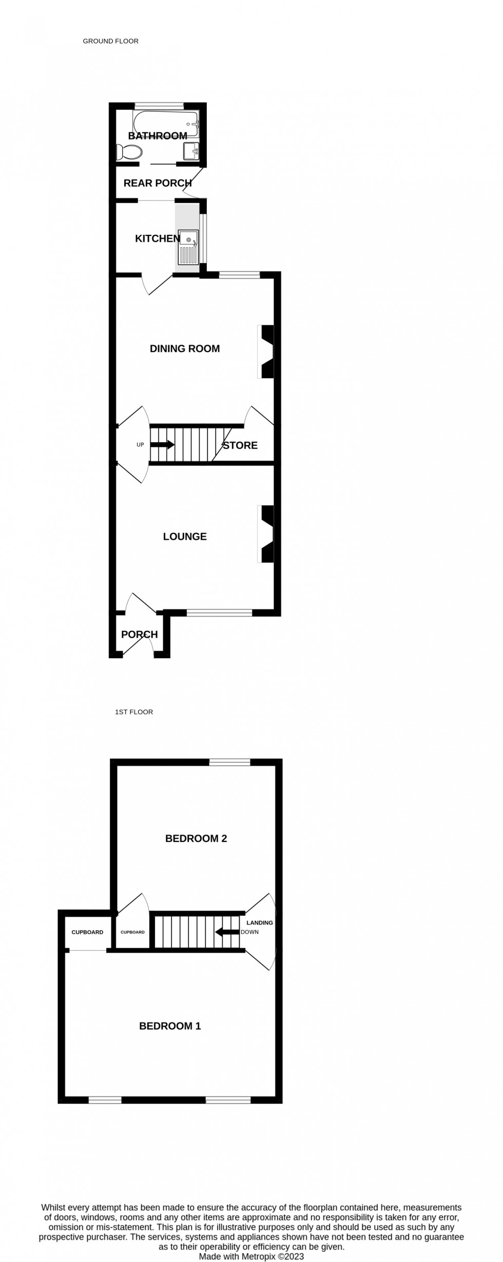 Floorplan for Sherwood Street, Newton, DE55