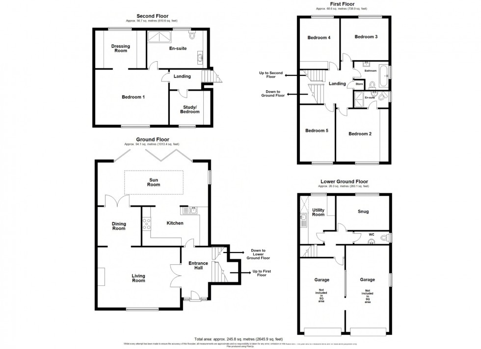 Floorplan for Hill Fields, Broadmeadows, South Normanton, DE55