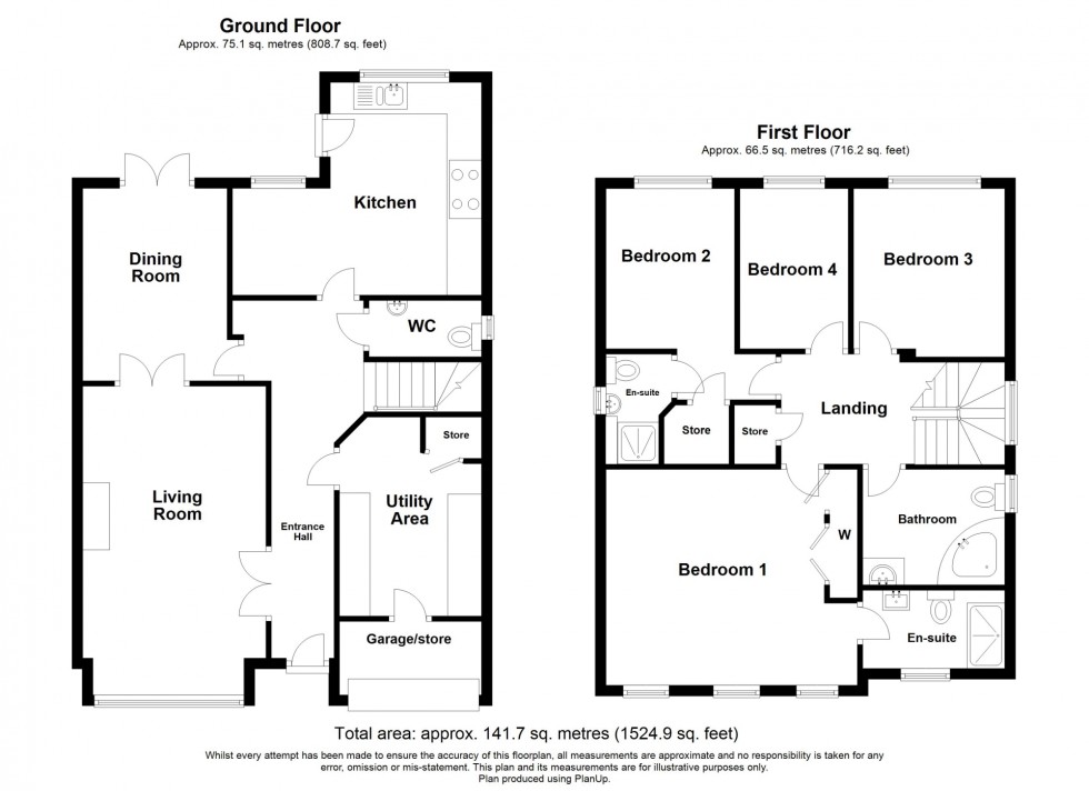 Floorplan for Rangewood Road, South Normanton, DE55
