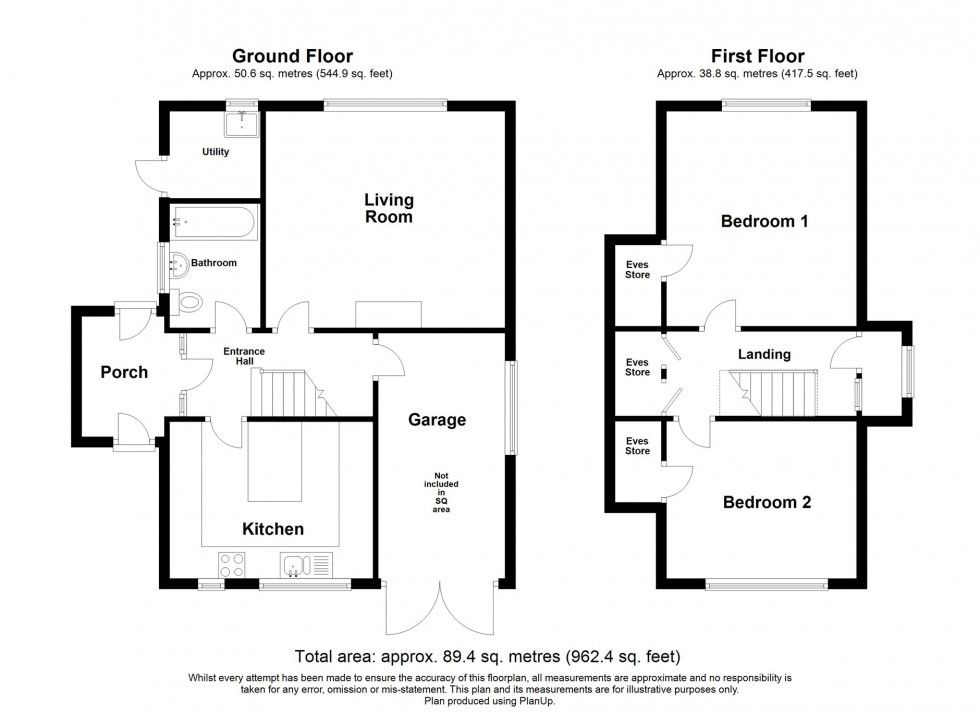 Floorplan for The Meadows, Swanwick, DE55