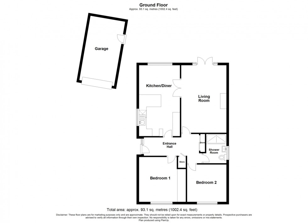 Floorplan for Wingfield Road, Oakerthorpe, DE55