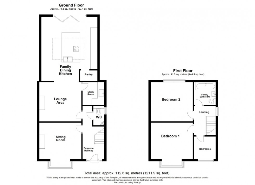 Floorplan for Pentrich Road, Swanwick, DE55