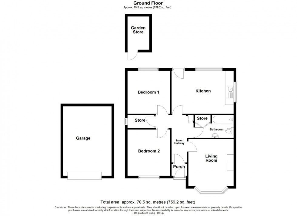 Floorplan for Carter Lane East, South Normanton, DE55