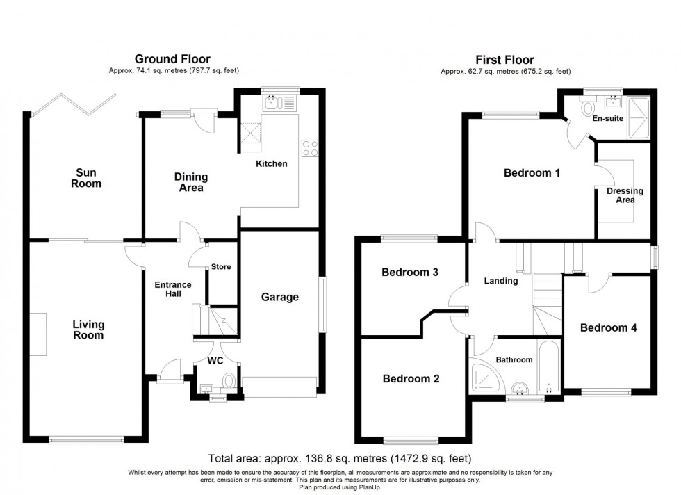 Floorplan for Chesterfield Road, Oakerthorpe, DE55