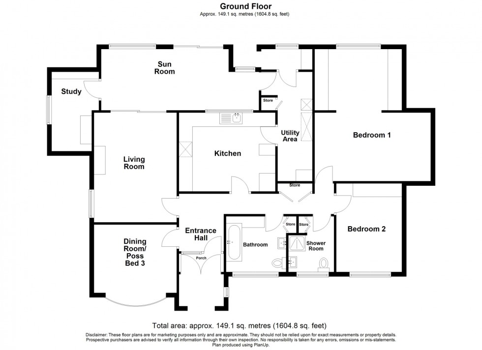Floorplan for Main Road, Pentrich, DE5