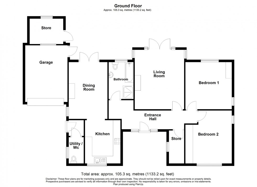 Floorplan for Wingfield Road, Alfreton, DE55