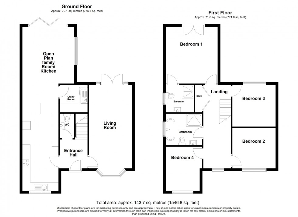 Floorplan for Laverick Road, Jacksdale, NG16