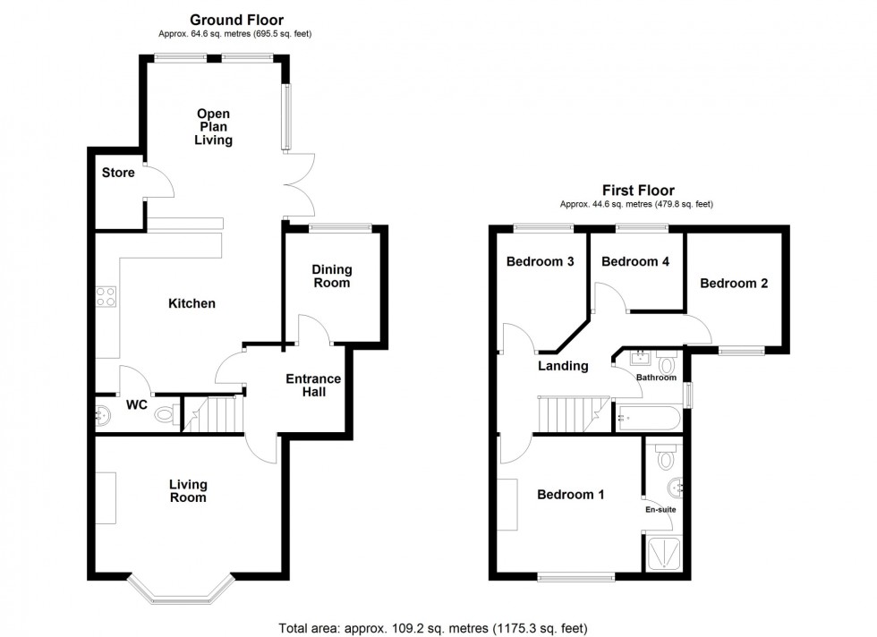 Floorplan for Derwent Road, Ripley, DE5