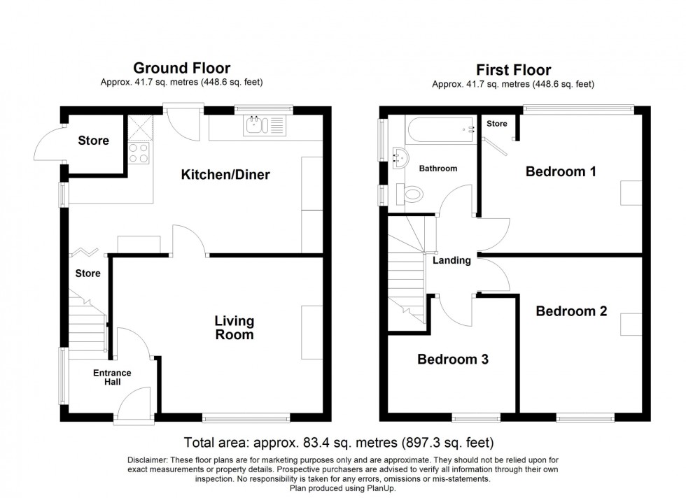 Floorplan for Douglas Road, Somercotes, DE55