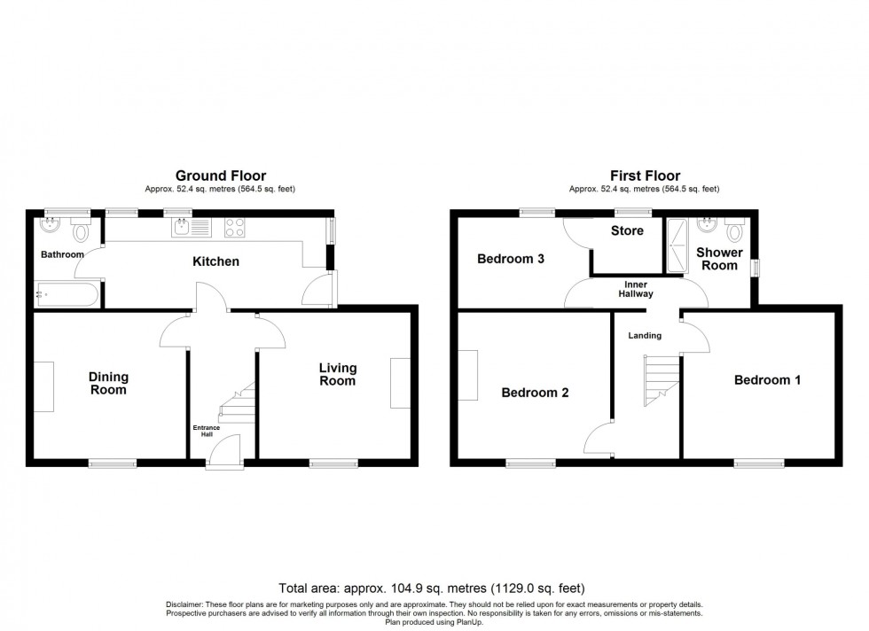 Floorplan for Mansfield Road, Alfreton, DE55