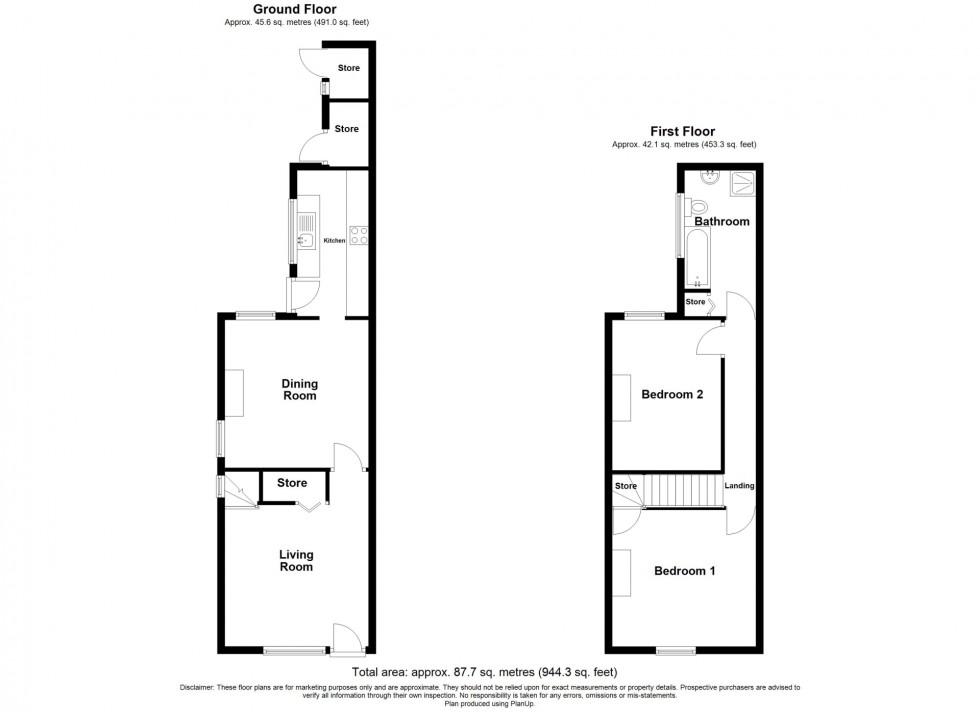 Floorplan for Carter Lane East, South Normanton, DE55