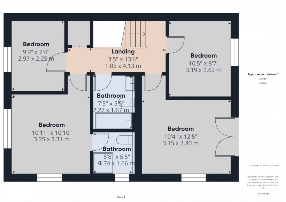 Floorplan for Matlock Road, Wessington, DE55