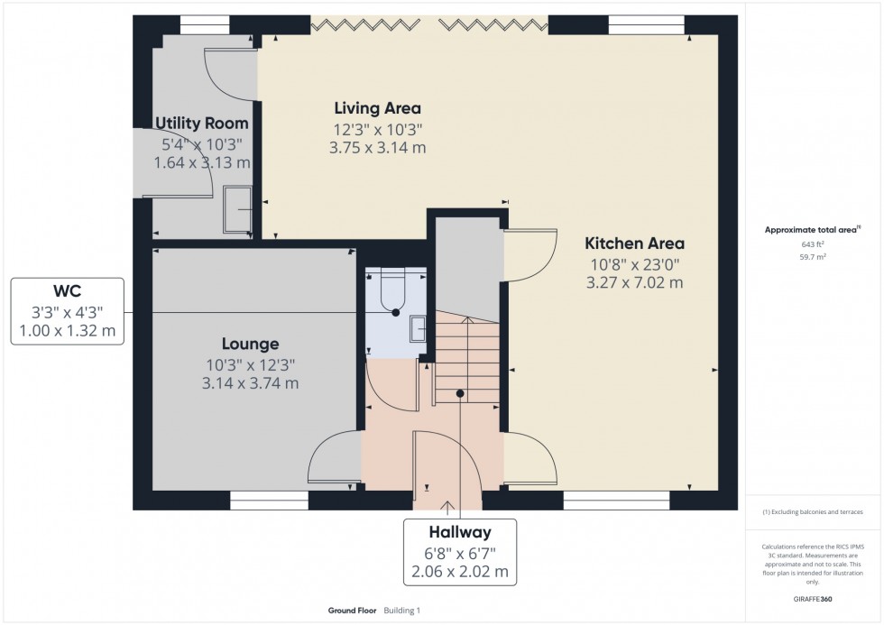 Floorplan for Matlock Road, Wessington, DE55