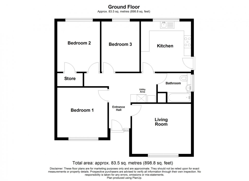 Floorplan for Chesterfield Road, Oakerthorpe, DE55