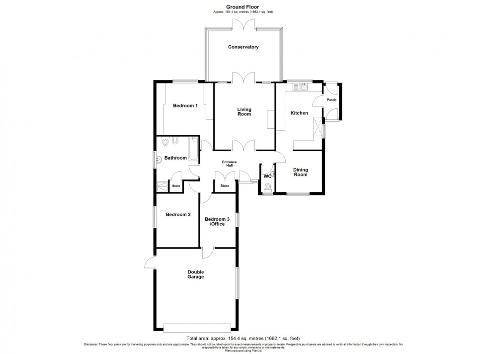 Floorplan for Brackendale Road, Swanwick, DE55