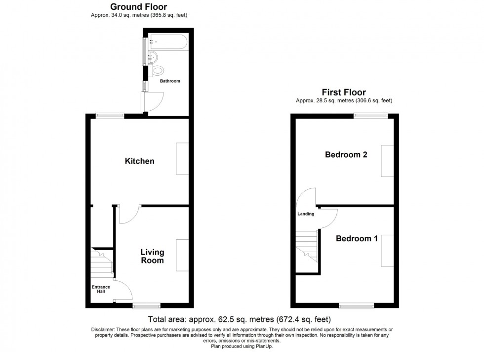 Floorplan for South Street, South Normanton, DE55