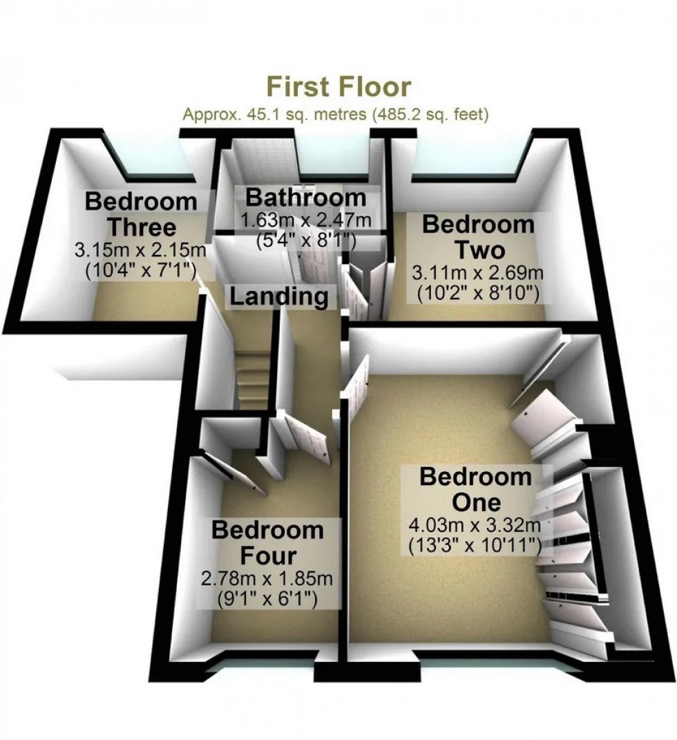 Floorplan for Dale Close, Stonebroom, DE55