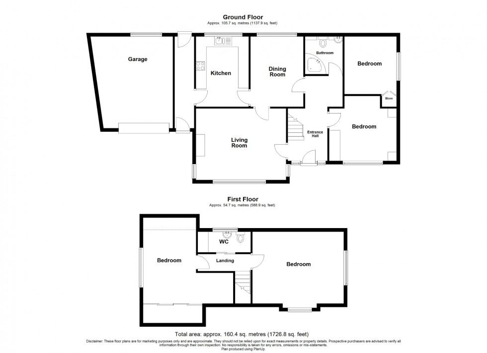Floorplan for Flowery Leys Lane, Alfreton, DE55
