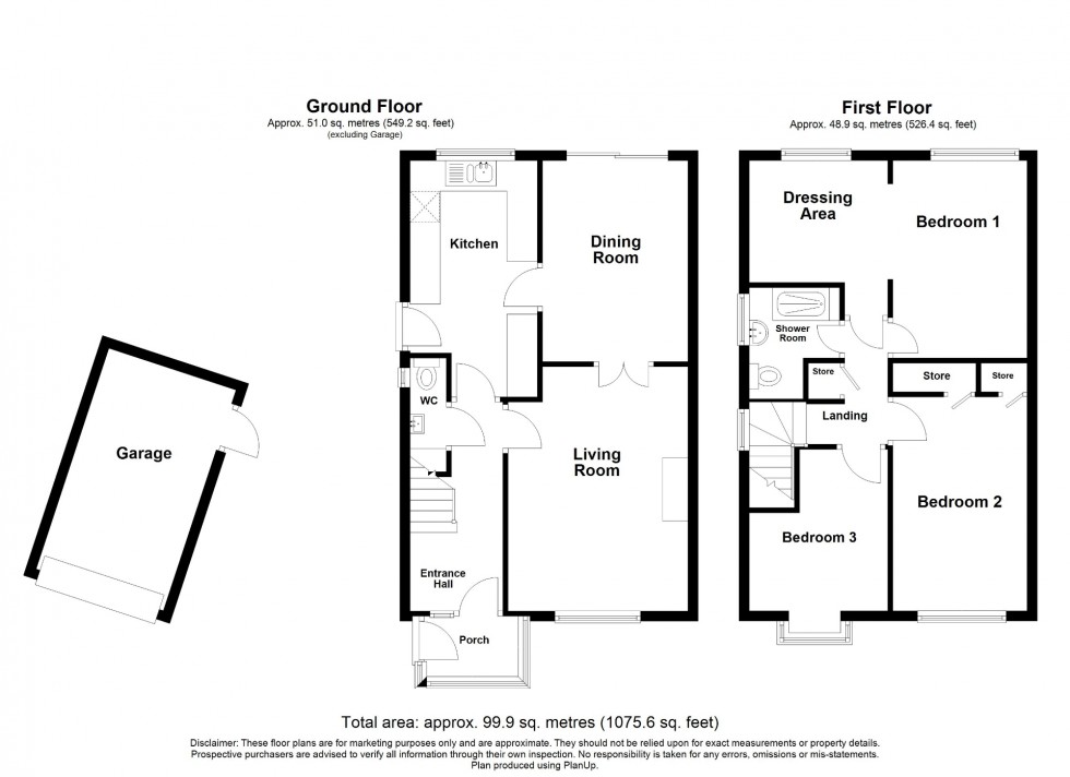 Floorplan for Beaulieu Way, Swanwick, DE55