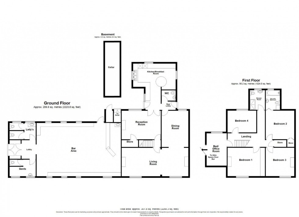 Floorplan for Meadow Lane, South Normanton, DE55