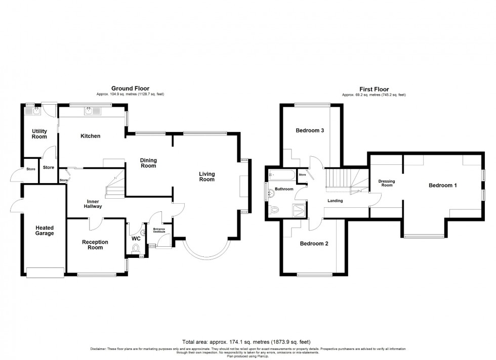 Floorplan for The Hamlet, South Normanton, DE55