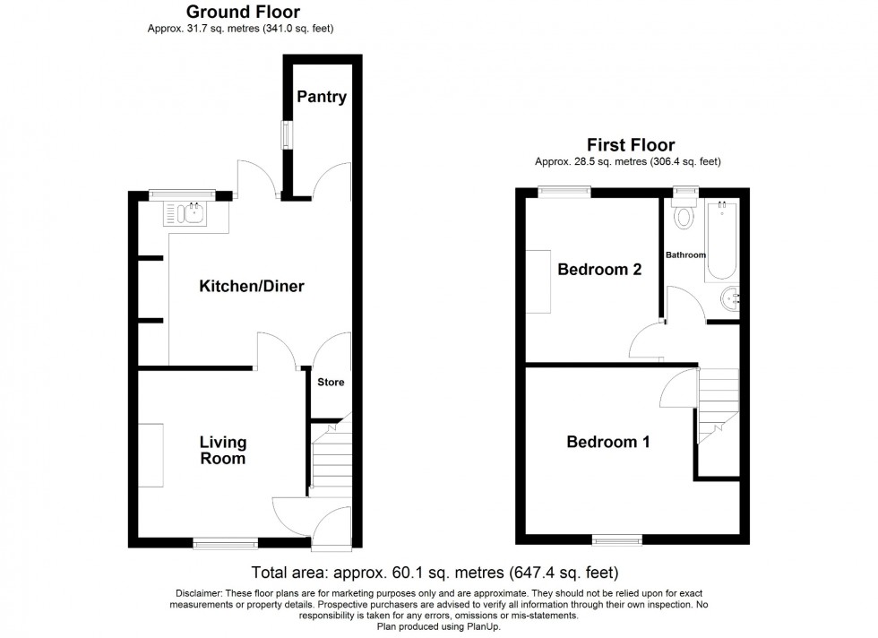 Floorplan for Station Road, Morton, DE55