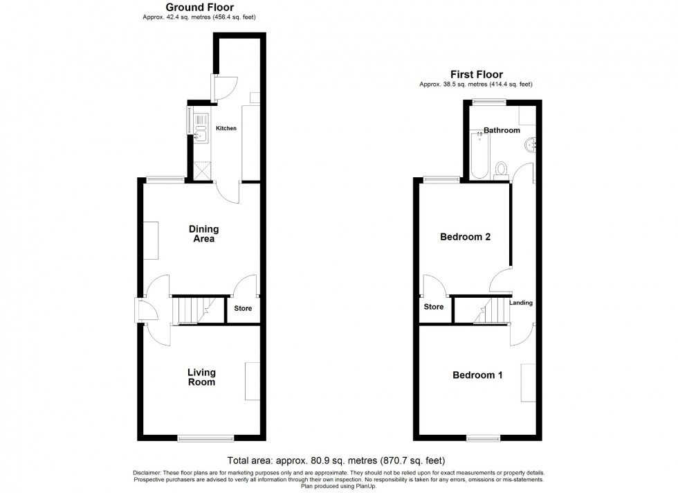 Floorplan for Heaton Street, Brampton, S40