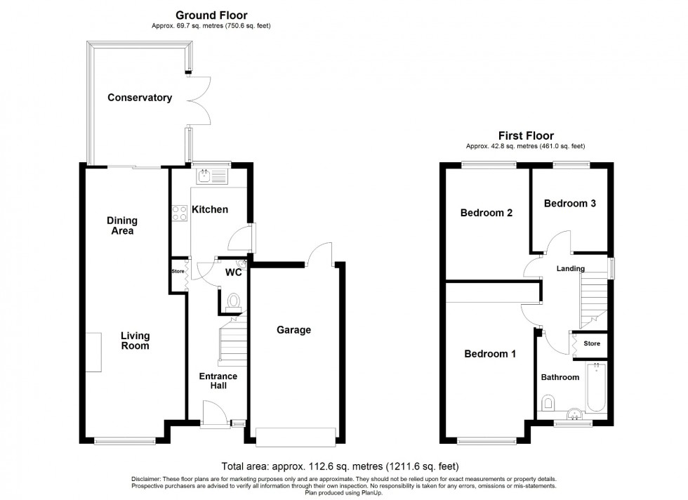 Floorplan for The Brunnen, South Normanton, DE55