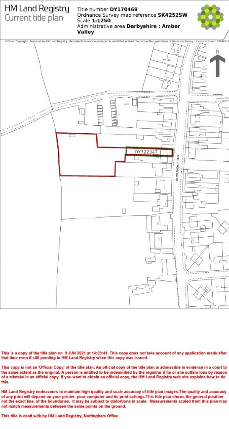 To The Rear Of 32 & 34 Newlands Road, Riddings, DE55