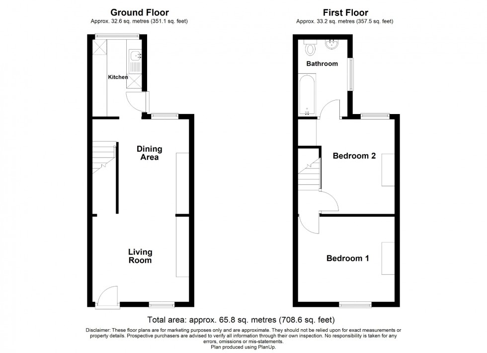 Floorplan for Victoria Street, Somercotes, DE55