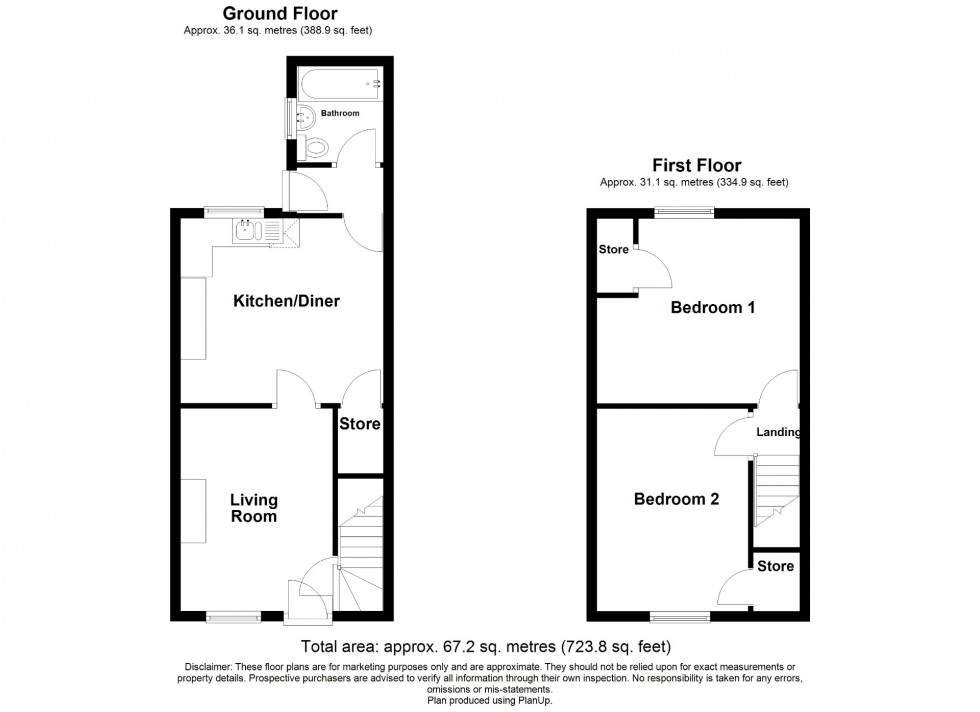 Floorplan for Victoria Street, South Normanton, DE55