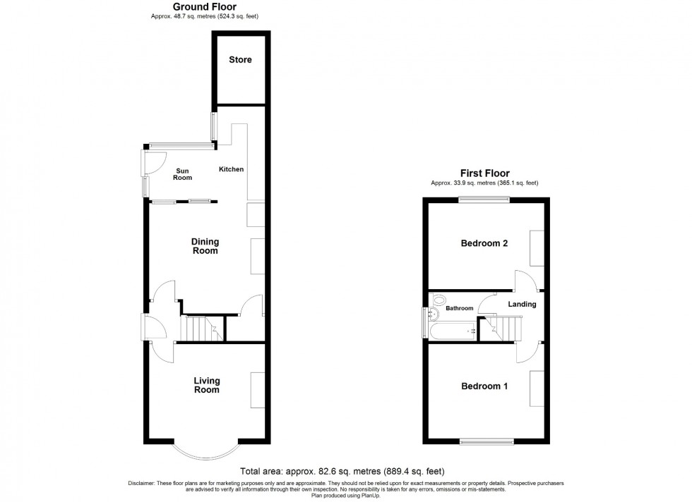 Floorplan for Glasshouse Hill, Codnor, DE5