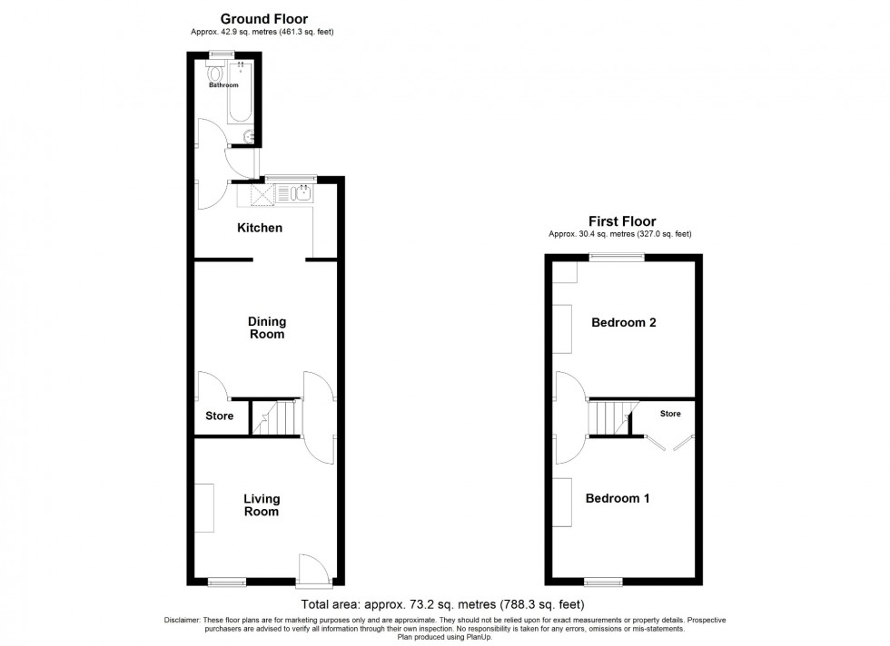 Floorplan for South Street, South Normanton, DE55