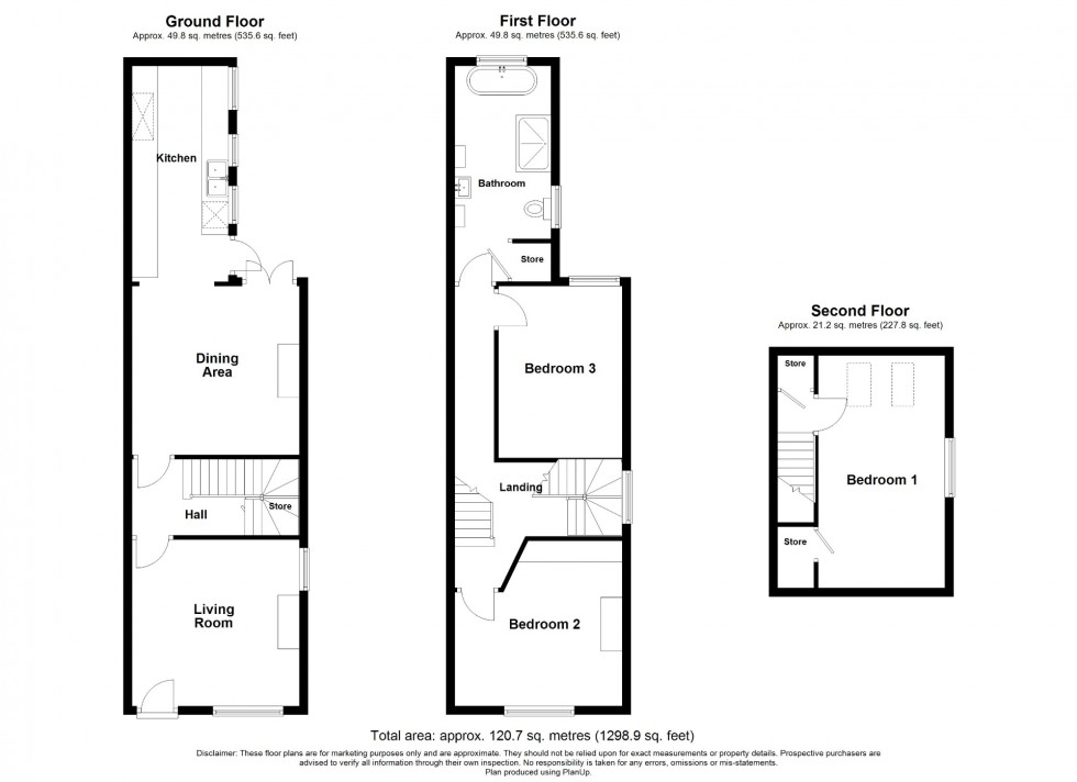 Floorplan for Hilcote Street, South Normanton, DE55