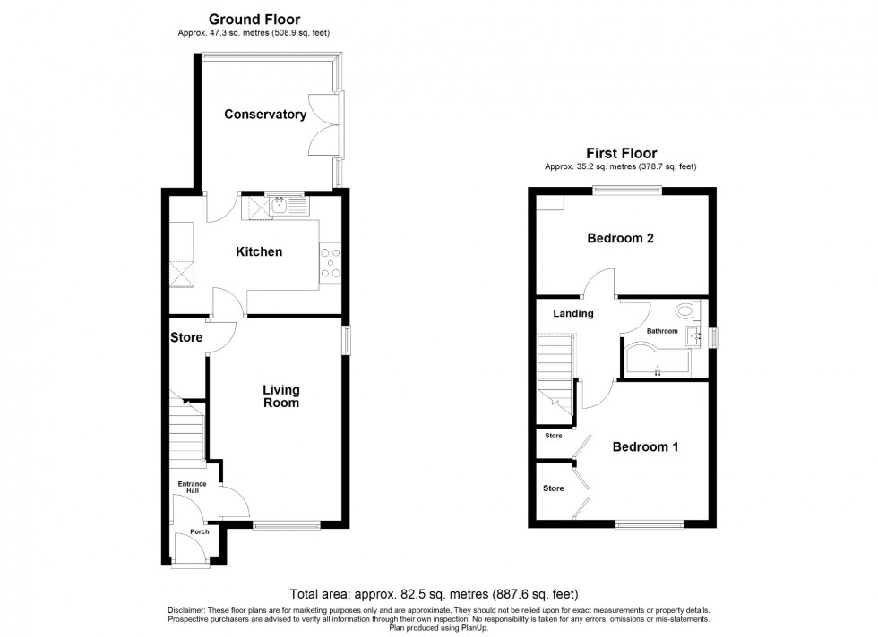 Floorplan for Clumber Avenue, Brinsley, NG16
