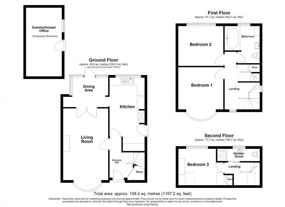Floorplan for Mansfield Road, Alfreton, DE55
