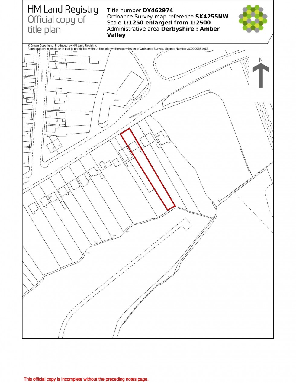 Floorplan for Mansfield Road, Alfreton, DE55