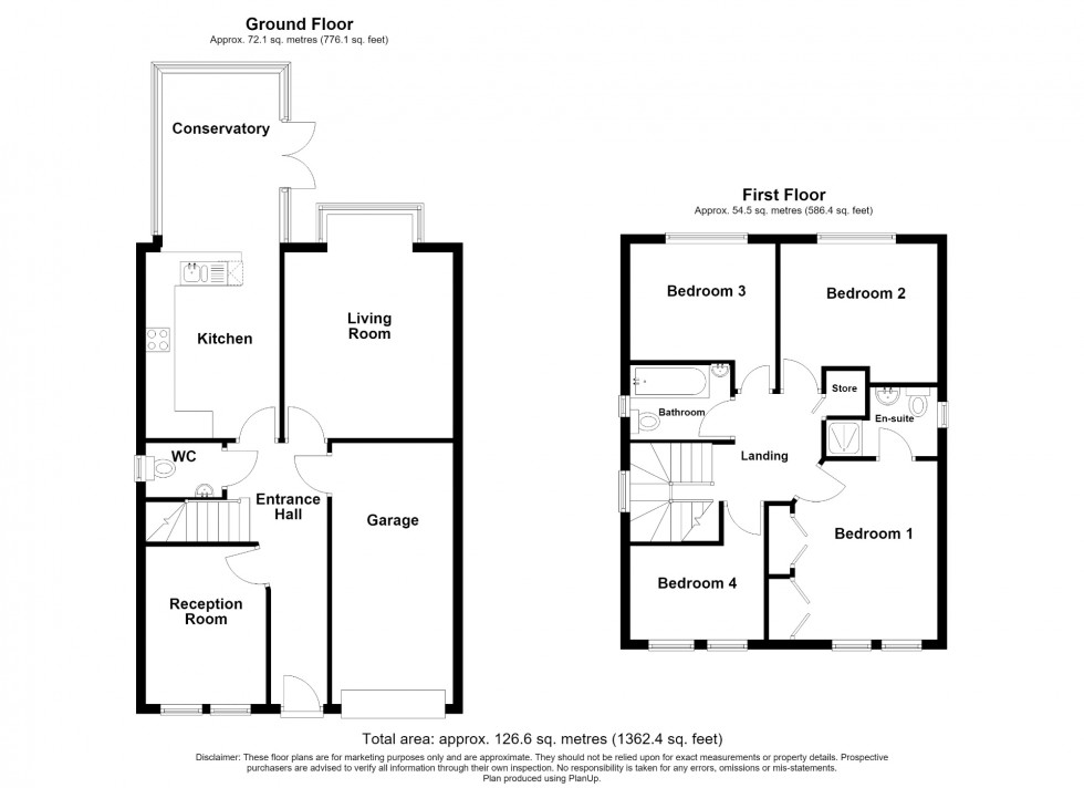 Floorplan for Rangewood Road, South Normanton, DE55