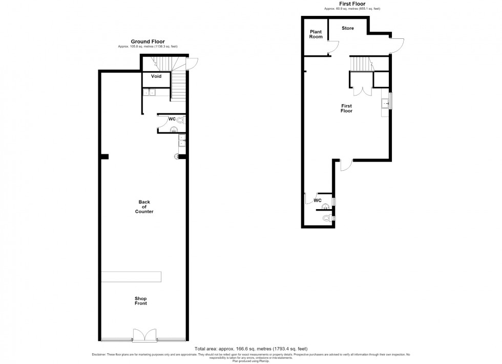 Floorplan for High Street, Alfreton, DE55