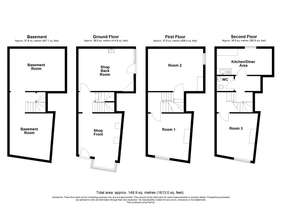 Floorplan for Church Street, Alfreton, DE55