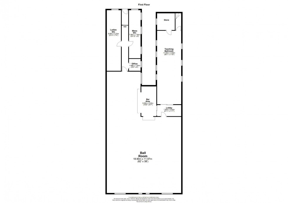 Floorplan for High Street, Alfreton, DE55