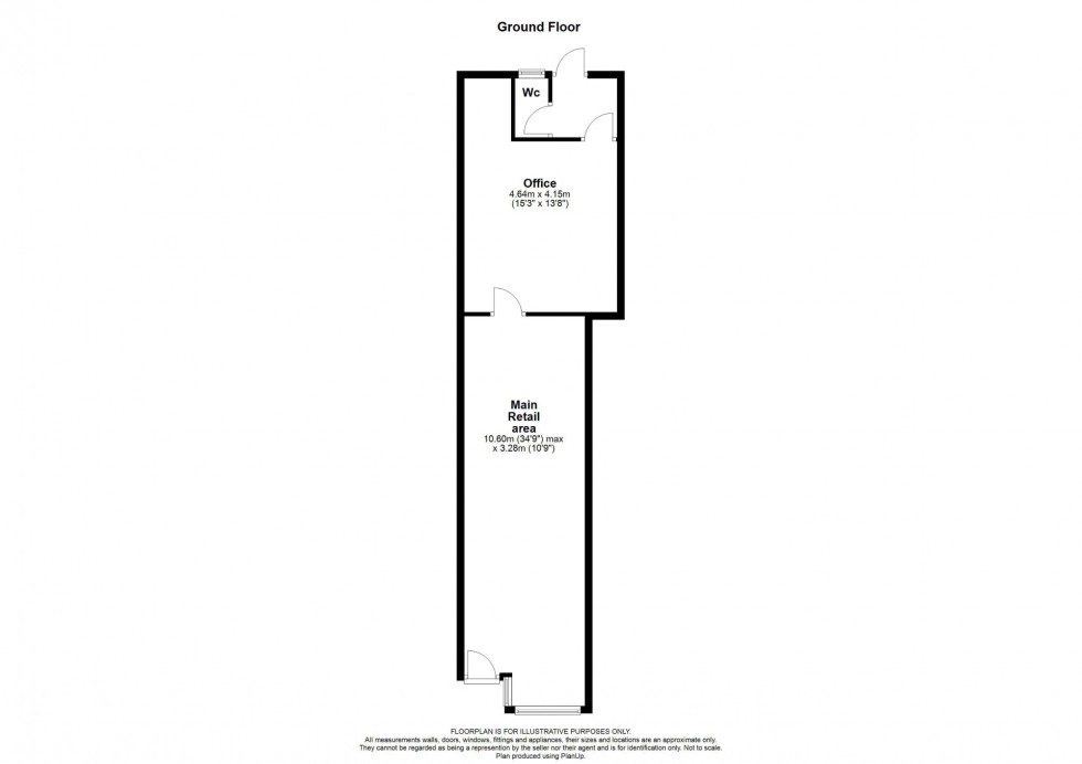 Floorplan for High Street, Alfreton, DE55