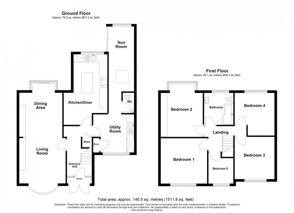Floorplan for 100 Alfreton Road Alfreton