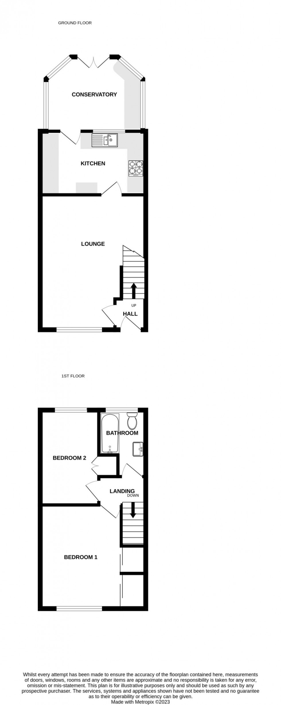 Floorplan for 1 Sycamore Close, Stretton